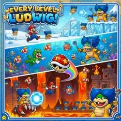 Mario Every Level Ludwig